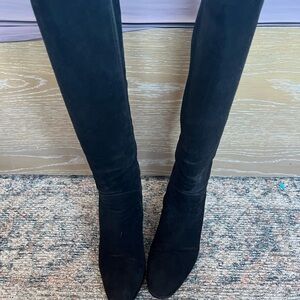 AGL Black Over the Knee Boots